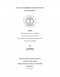 Filsafat Pendidikan Islam Menurut Ibnu Khaldun