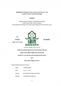 Representasi Pesan Dakwah dalam Novel 5 CM (Analisis Wacana Norman Fairclough)