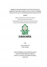 BIMBINGAN PRANIKAH KHUSUS CALON PENGANTIN DALAM MEMBANGUN KELUARGA SAKINAH DI KUA KECAMATAN JATIPURO KABUPATEN KARANGNAYAR