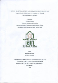 Konsep Bimbingan Dzikir K.H Muhammad Arifin Ilham S.Hi Dalam Buku Dahsyatnya Kekuatan Dzikir (The Miracle Of Dzikir)