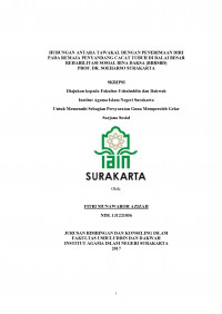 HUBUNGAN ANTARA TAWAKAL DENGAN PENERIMAAN DIRI PADA REMAJA PENYANDANG CACAT TUBUH DI BALAI BESAR REHABILITASI SOSIAL BINA DAKSA (BBRSBD) PROF. DR. SOEHARSO SURAKARTA