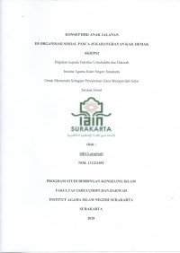 KONSEP DIRI ANAK JALANAN DI ORGANISASI SOSIAL PASCA 45 KARANGBAYAN KAB. DEMAK