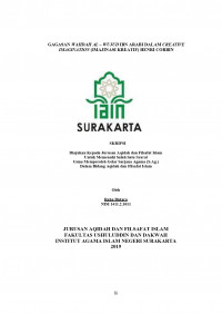 GAGASAN WAHDAH AL-WUJUD IBN ARABI DALAM CREATIVE IMAGINATION (IMAJINASI KREATIF) HENRI CORBIN