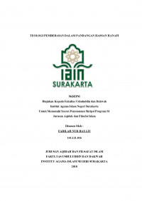 Teologi Pembebasan Dalam Pandangan Hasan Hanafi