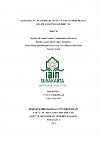 “STRATEGI KOMUNIKASI PAYTREN DALAM MENJARING MITRA” (STUDI DESKRIPTIF KUALITATIF PADA KELUARGA SUKSES PAYTREN LEADER SUWANTO)