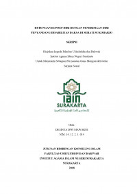 Hubungan Konsep Diri Dengan Penerimaan Diri Penyandang Disabilitas Daksa Di Sehati Sukoharjo