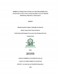 Bimbingan Rohani Islam Melalui Metode Dzikir Pada Loneliness Lanjut Usia (Lansia) Di Griya Palan Merah Indonesia (PMI) Kota Surakarta