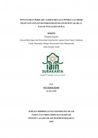 Pencegahan Perilaku Agresi Melalui Pembacaan Hizib Imam Nawawi (Studi Psikoterapi Islam di Pencak Silat Pagar Nusa Kartasura)