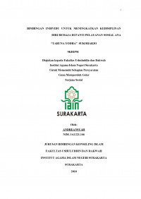 BIMBINGAN INDIVIDU UNTUK MENINGKATKAN KEDISIPLINAN DIRI PADA REMAJA DI PANTI PELAYANAN SOSIAL ANAK 