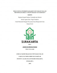 Peran Humas Pemerintah Kabupaten Sragen dalam Mensosialisasikan Tagline Sragen Guyub Rukun