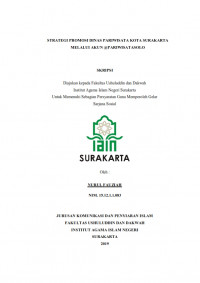 Strategi Promosi Dinas Pariwisata Kota Surakarta Melalui Akun @pariwisatasolo