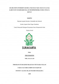 RE-BRANDING PEMERINTAH DESA TRANGSAN KECAMATAN GATAK KABUPATEN SUKOHARJO DALAM MEMPROMOSIKAN DESA WISATA ROTAN