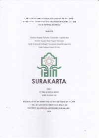 Resepsi santri pondok pesantren al-fattah Kartasura terhadap toleransi beragama dalam film pendek berbagi