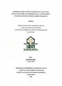 KONSELING SEBAYA DENGAN TEKNIK SELF TALK UNTUK PENANGANAN PERILAKU MEROKOK PADA ANAK PINGGIRAN USIA REMAJA DI LPPAP SEROJA JEBRES SURAKARTA