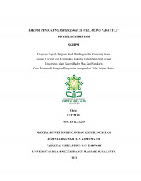 Faktor Pendukung Psychological Well Being pada Atlet Difabel Berprestasi