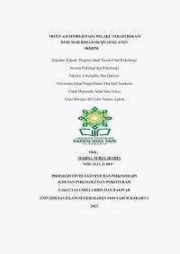 Motivasi Sembuh Pada Pelaku Terapi Bekam Di Rumah Bekam Ruqyah Klaten