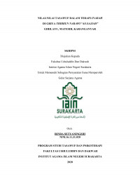 NILAI-NILAI TASAWUF DALAM TERAPI INABAH DI GERIYA THIBBUN NABAWI 