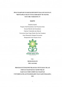 PESAN DAKWAH USTADZ HANDY BONNY DALAM TAYANGAN ?MENYIAPKAN HATI UNTUK TERSAKITI? DI CHANEL YOUTUBE VERTIZONE TV