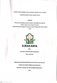 Makna Pesan Moral dalam Film Orang Kaya Baru ( Analisis Semiotik Charles Sanders Peirce)