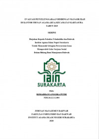 Evaluasi Penyelenggaraan Bimbingan Manasik Haji di KUA Kartasura tahun 2019