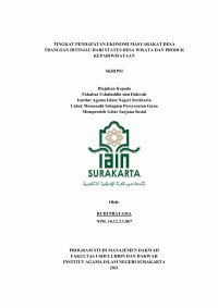 Tingkat Pendapatan Ekonomi Masyarakat Desa Trangsan Ditinjau Dari Status Desa Wisata Dan Produk Kepariwisataan