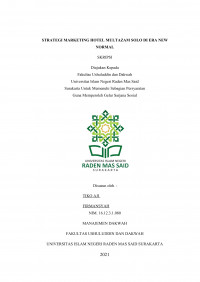 Strategi Marketing Hotel Multazam Solo Di Era New Normal