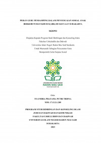 Peran Guru Pendamping Dalam Penyesuaian Sosial Anak Berkebutuhan Khusus (Abk) Di SLB Yaat Surakarta