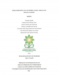 EFIKASI DIRI DALAM PEMBELAJARAN JARAK JAUH DI MASA PANDEMI