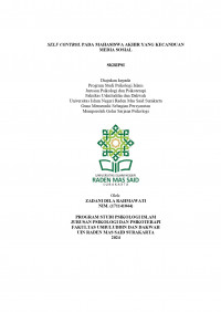 Self Control Pada Mahasiswa Akhir Yang Kecanduan Media Sosial