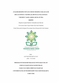 ANALISIS RESEPSI TENTANG MITOS NDUDING PADA KYAI DI DESA KANOMAN, NGEMPLAK, BOYOLALI DALAM FILM 