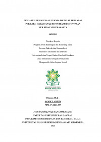 Pengaruh Penggunaan Teknik Roleplay Terhadap Perilaku Marah Anak Di Panti Asuhan Yayasan Nur Hidayah Surakarta