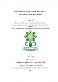 EFIKASI DIRI PADA PENYANDANG DISABILITAS DAKSA USIA REMAJA DI SEHATI SUKOHARJO