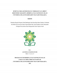 Hubungan Relasi Pertemanan Terhadap Gaya Hidup Hedonisme Mahasiswa Bimbingan dan Konseling Islam Universitas Islam Negeri Raden Mas Said Surakarta