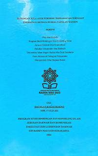 Hubungan Pola Asuh Orang Tua Permisif Dengan Kecerdasan Emosional Remaja Di Desa Tapelan Madiun