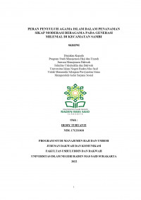 Peran Penyuluh Agama dalam Penanaman Sikap Moderasi Beragama pada Generasi Milenial di Kecamatan Sambi