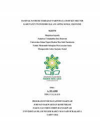 Dampak Pandemi Terhadap Pariwisata Di Bukit Sikunir Kabupaten Wonosobo Dalam Aspek Sosial Ekonomi