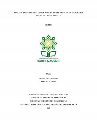 ANALISIS SWOT POTENSI OBJEK WISATA BUKIT SANJAYA DI KABUPATEN BOYOLALI JAWA TENGAH