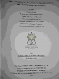 Pola Asuh Orangtua Dalam Menanamkan Religiositas Remaja Di Desa Kebonagung Sragen