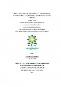 Brand Activation Program Obrolan Serap Aspirasi dalam Membentuk Citra Radio Visual di RSPD Klaten