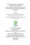 COPING STRESS ISTRI YANG BERCERAI KARENA SUAMI SELINGKUH (Studi Kasus Pada Istri yang Bercerai di Dusun Jloko Kulon Desa Plosorejo Kecamatan Matesih Kabupaten Karanganyar )