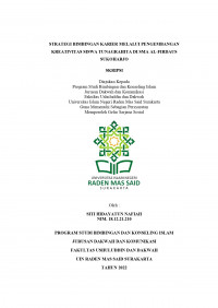 STRATEGI BIMBINGAN KARIER MELALUI PENGEMBANGAN KREATIVITAS TUNAGRAHITA DI SMA AL-FIRDAUS SUKOHARJO