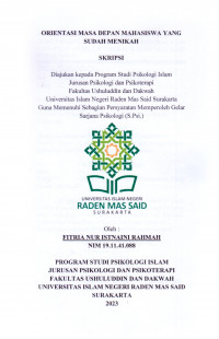 Orientasi Masa Depan Mahasiswa Yang Sudah Menikah