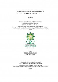 Keterampilan Sosial Anak Speech Delay di Sekolah Inklusi