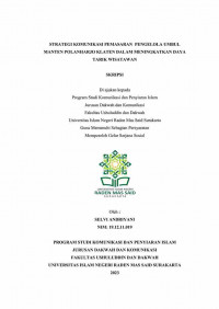 Strategi Komunikasi Pemasaran  Pengelola Umbul Manten Polanharjo Klaten Dalam Meningkatkan Daya Tarik Wisatawan