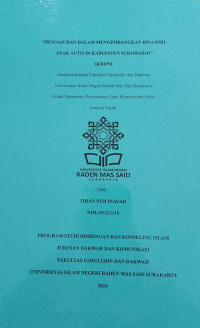Pengasuhan Dalam Mengembangkan Bina Diri Anak Autis Di Kabupaten Sukoharjo