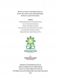 Hubungan Social Comparison Dengan Social Well Being Pada Mahasiswi Baru Pengguna Aktif Instagram