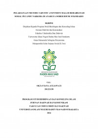 Pelaksanaan Metode Narcotic Anonymous Dalam Rehabilitasi Sosial Pecandu Narkoba Di Anargya Sober House Sukoharjo