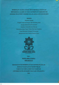 Bimbingan Agama Untuk Menumbuhkan Motivasi Menghafal Al-Qur’an Pada Santriwati Takhassus Di Pondok Pesantren Modern Islam Assalaam Sukoharjo
