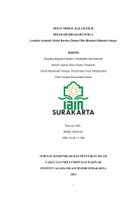 PESAN MORAL DALAM FILM 
BIDADARI-BIDADARI SURGA
(Analisis Semiotik Model Barthes Dalam Film Bidadari-Bidadari Surga)