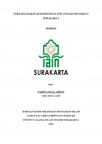 Strategi Dakwah Komunikasi One Finger Movement Surakarta